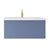 Laviva Vitri 36 - Nautical Blue Cabinet Matte White Viva Stone Solid Surface Countertop