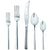 MEPRA Levantina Flatware Set – [20 Pieces Set] Brushed Stainless Steel Finish, Dishwasher Safe Cutlery, (103022020)