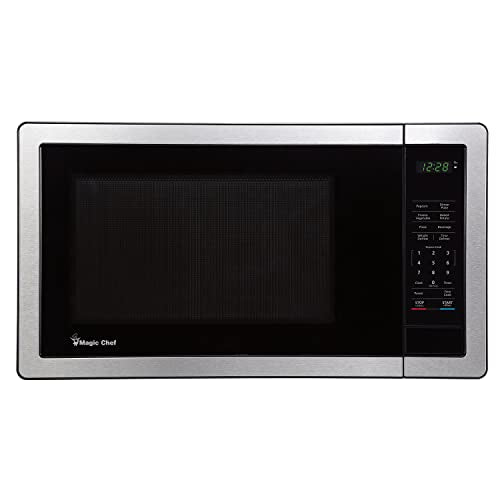 Magic Chef 1000 Watt Compact Small Microwave Oven, Silver– Big Kitchen® W9Y-ALC-MC110MST