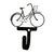 4 Inch Bicycle Woman/Girl Wall Hook Small