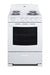 Summit Appliance RE2411W 24&quot; Wide Electric Range in White Finish with Coil Burners, Lower Storage Compartment, Four cooking Zones, Indicator Lights, Oven Light, Backsplash and Oven Window
