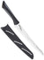 Kai Personal Steak/Gentleman's Knife, Manual Folding Japanese Pocketknife with Leather Sheath, 3.25 Inch Blade, Silver, Black Handle, KAS5702, Pack of 1