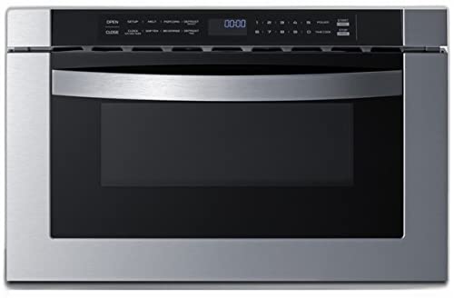 Summit Appliance MDR245SS 24&quot; Wide Built-In Drawer Microwave for – Big Kitc