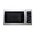 Magic Chef MCM990ST Countertop Microwave Oven, Small Microwave for Compact Spaces, 900 Watts, 0.9 Cubic Feet, Stainless Steel