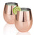 Artland Colton Stainless Steel 17 Ounce Stemless Wine Glass Copper