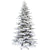 Fraser Hill Farm 12.0-Foot Mountain Pine Snow Flocked Christmas Tree, No Lights