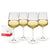 Spiegelau Style White Set of 4 European-Made Lead-Free Crystal, Classic Stemmed, Dishwasher Safe, Professional Quality Wine Glass Gift Set, 4 Count (Pack of 1)
