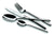 MEPRA, MOSELLA CUTLERY SET, 24 PIECE BRUSHED STAINLESS STEEL FINISH