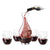 Final Touch 5 Piece Red Wine L'Grand Conundrum Decanter & Glass Set (WDA659)