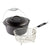 Lodge Cast Iron Dutch Oven with Insert, Fry Set