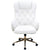 Hanover Savannah High Back Tufted White Office, Desk, or Task Chair with Wheels and Gas Lift, HOC0019