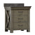 Water Creation Aberdeen 30 in. W x 34 in. H Vanity in Gray with Granite Vanity Top in Limestone with White Basin
