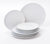 O-Ware White 8 Piece Dinner and Salad Luncheon Plate Set