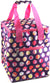 Pink Tie-Dye Polka Dot Insulated Picnic Lunch Tote