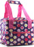 Pink Tie-Dye Polka Dot Insulated 6 Pack Beverage Tote