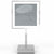 Kimball & Young Chrome Single-Sided LED Square Freestanding Mirror