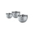 Rosle Stainless Steel 3 Piece Mixing and Prep Bowl Set