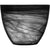 SEAglasbruk Black and White Large Black Glass Bowl
